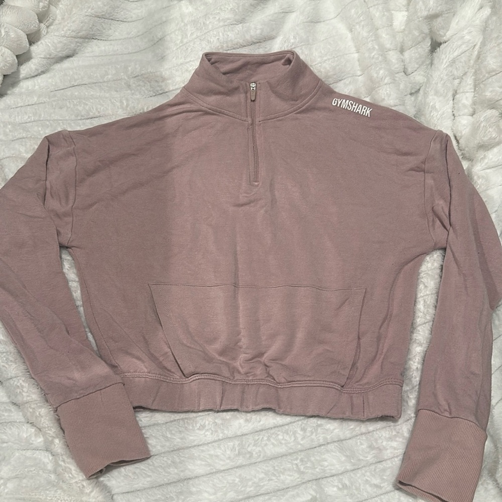 🩷 Gymshark Cropped Long Sleeve Tee Jacket